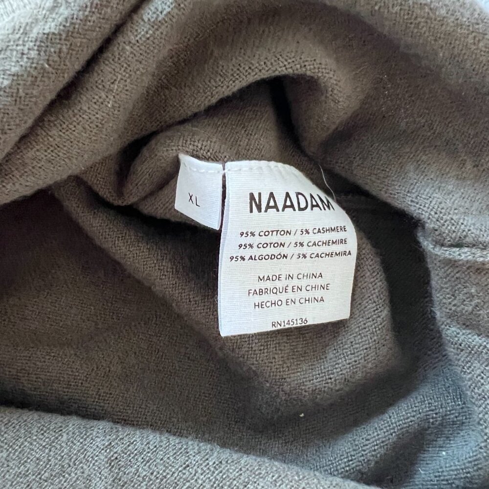 Men's Naadam Cotton Casmere Long Sleeve Henley - Picture 6 of 6